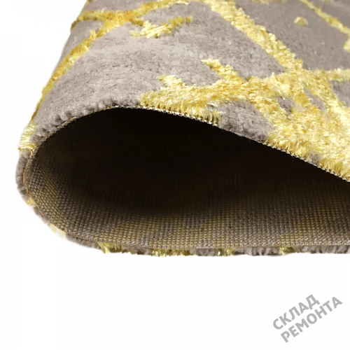 Фото Ковролин Kaplanser Faber 8449 53 Grey/Gold серый – купить в Сочи: цена, описание, фото. Интернет-магазин 3