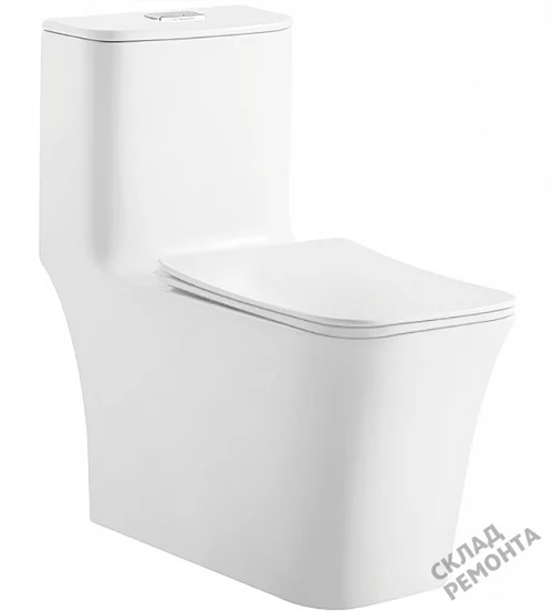 Фото Унитаз моноблок ODA Skiff-1109 безободковый купить в Сочи: цена, описание, фото. Интернет-магазин 1