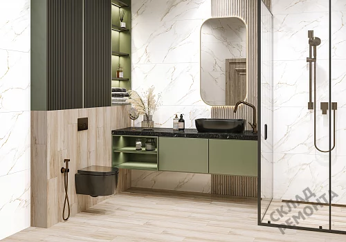 Фото Керамогранит лаппатированный Alma Ceramica Невада GFU60120NVD00L белый 1200*600*8,5 – купить в Сочи: цена, описание, фото. Интернет-магазин 2