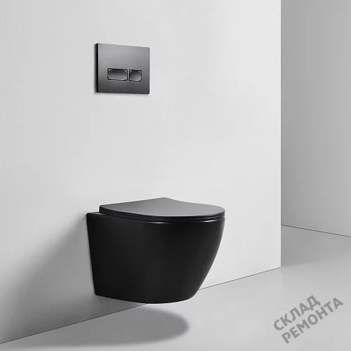 Фото Унитаз подвесной Calypso CS46UQ-MB-OK ультратихий смыв купить в Сочи: цена, описание, фото. Интернет-магазин 2