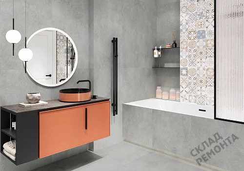 Фото Керамогранит матовый Alma Ceramica Никос GFU6060NKS07R серый 600*600*9 – купить в Сочи: цена, описание, фото. Интернет-магазин 3