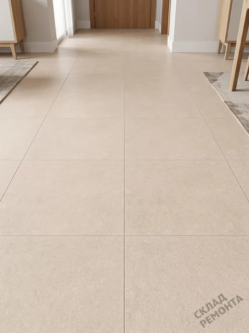 Фото Керамогранит матовый Alma Ceramica Бонд GFU6060BND40R бежевый 600*600*8,5 – купить в Сочи: цена, описание, фото. Интернет-магазин 1