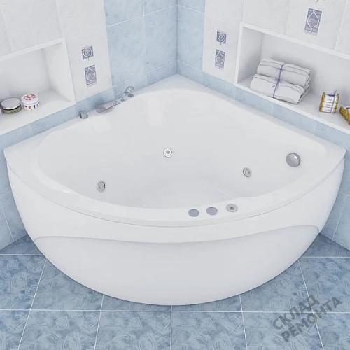 Фото Ванна акриловая Aquanet Fregate 120*120  купить в Сочи: цена, описание, фото. Интернет-магазин 4