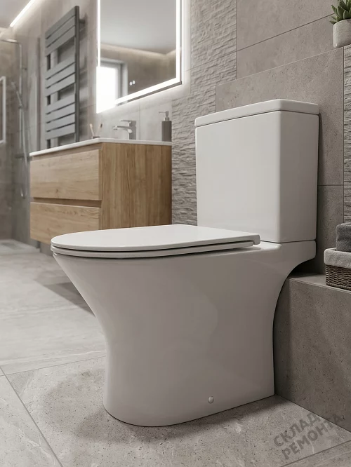 Фото Унитаз компакт напольный Calypso CS3224OK безободковый купить в Сочи: цена, описание, фото. Интернет-магазин 1