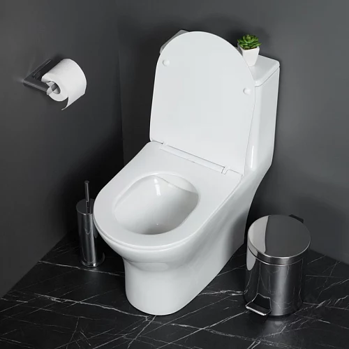 Фото Унитаз моноблок BelBagno Lounge BB8618CPR-MN/SC безободковый купить в Сочи: цена, описание, фото. Интернет-магазин 2