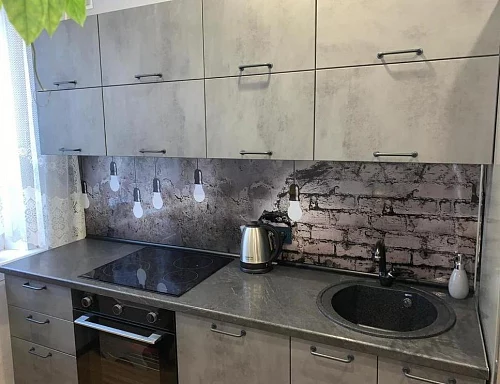 Фото Кухня ДСВ Лофт бетон светлый – купить в Сочи: цена, описание, фото. Интернет-магазин 3