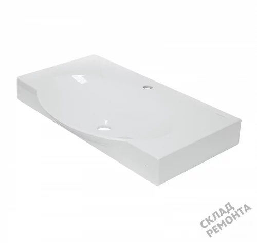 Фото Раковина подвесная Sanita Luxe Infinity INF76SLWB01KR на кронштейнах, 76 см купить в Сочи: цена, описание, фото. Интернет-магазин 1