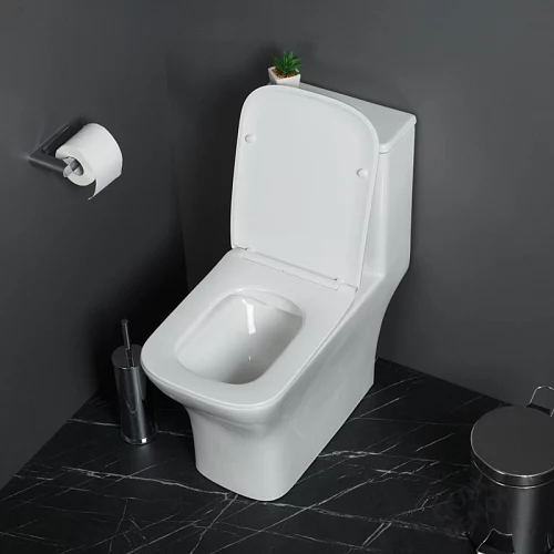 Фото Унитаз моноблок BelBagno Neon BB8617CPR-MN/SC безободковый купить в Сочи: цена, описание, фото. Интернет-магазин 2