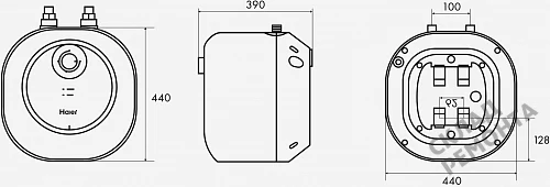 Фото Водонагреватель накопительный Haier ES30V-MQ2, 30 л – купить в Сочи: цена, описание, фото. Интернет-магазин 6