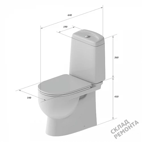 Фото Унитаз компакт напольный Sanita Luxe Best DМ BSTSLCC04020522 купить в Сочи: цена, описание, фото. Интернет-магазин 2