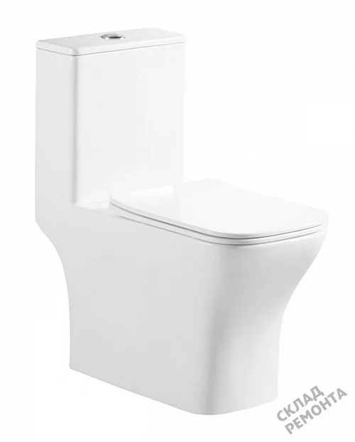 Фото Унитаз моноблок BelBagno Neon BB8617CPR-MN/SC безободковый купить в Сочи: цена, описание, фото. Интернет-магазин 3