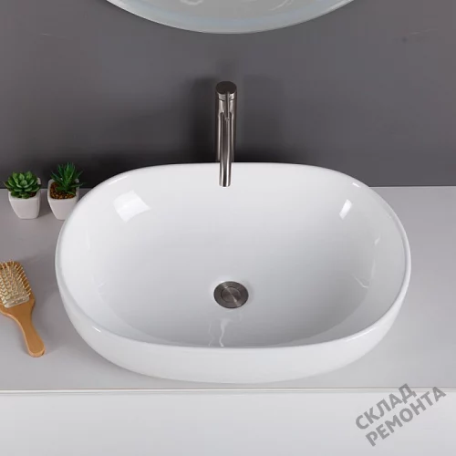 Фото Раковина накладная BelBagno BB1084 60 см купить в Сочи: цена, описание, фото. Интернет-магазин 5