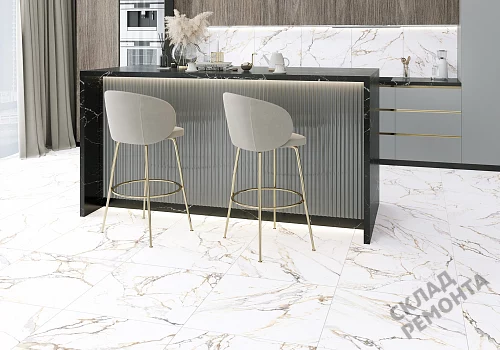 Фото Керамогранит матовый Alma Ceramica Тренди GFU04TRD04R белый 600*600*9 – купить в Сочи: цена, описание, фото. Интернет-магазин 2
