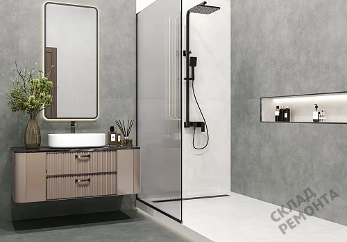 Фото Керамогранит матовый Alma Ceramica Мурал GFU60120MUR70R серый 1200*600*8,5 – купить в Сочи: цена, описание, фото. Интернет-магазин 4