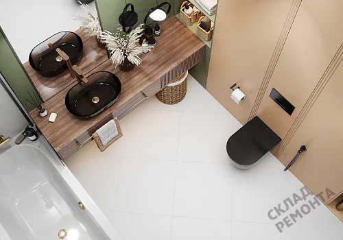 Фото Керамогранит матовый Alma Ceramica Твин GFU04WIN00R белый 600*600*9 – купить в Сочи: цена, описание, фото. Интернет-магазин 2
