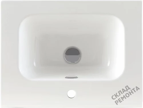 Фото Раковина на тумбу Aquanet Flat 60 (254363), 61 см купить в Сочи: цена, описание, фото. Интернет-магазин 2