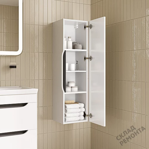 Фото Пенал подвесной Iddis Рэй RAY30W0i97, белый купить в Сочи: цена, описание, фото. Интернет-магазин 2