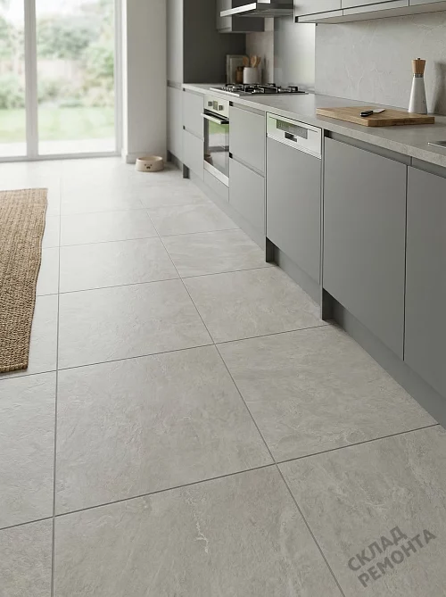 Фото Керамогранит матовый Alma Ceramica Юнион GFU6060UNN70R серый 600*600*9 – купить в Сочи: цена, описание, фото. Интернет-магазин 1