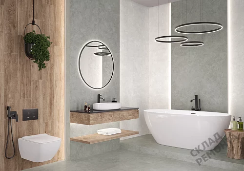 Фото Керамогранит матовый Alma Ceramica Шарп GFU60120SHP70R серый 1200*600*8,5 – купить в Сочи: цена, описание, фото. Интернет-магазин 3